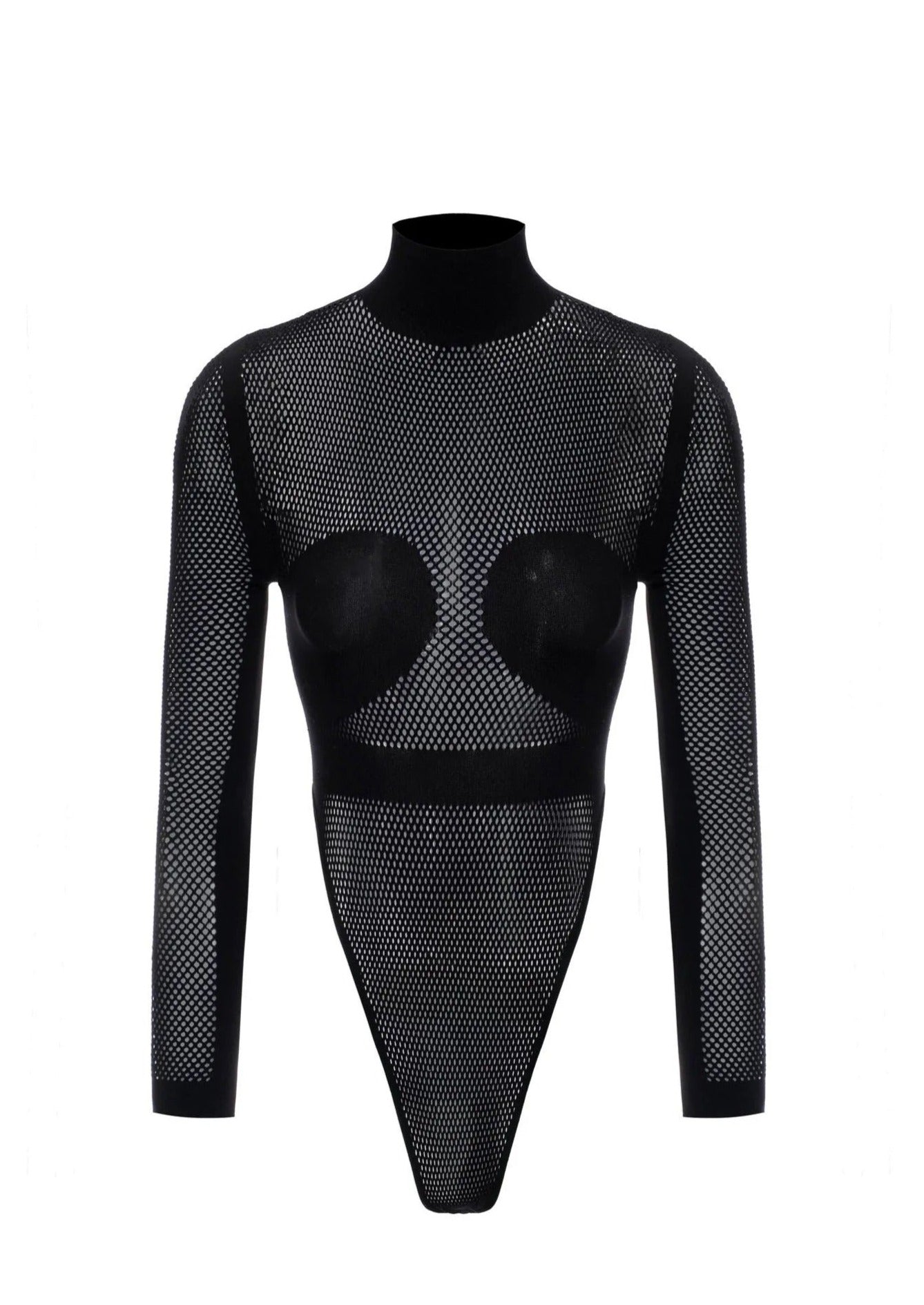 Kalena Scoop Neck Cutout Bodysuit In Black